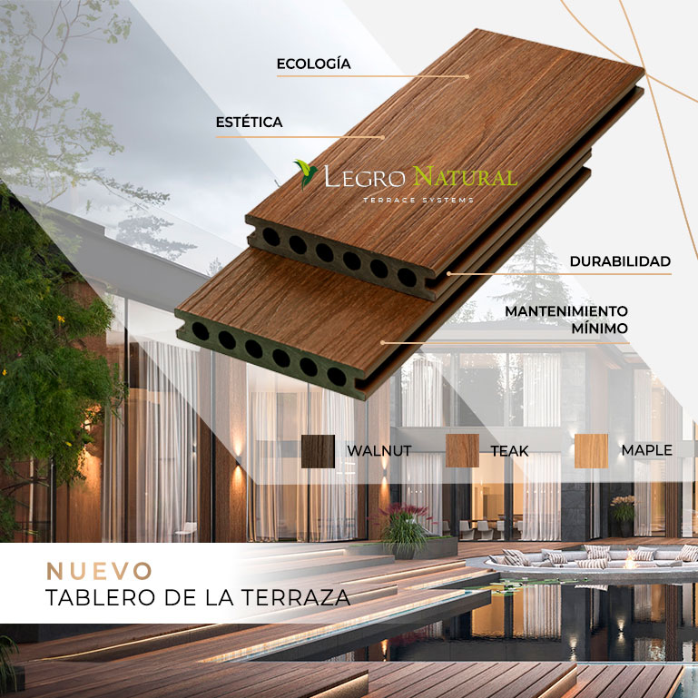 Nuevo Tablero De La Terraza Legro Ultra Natural