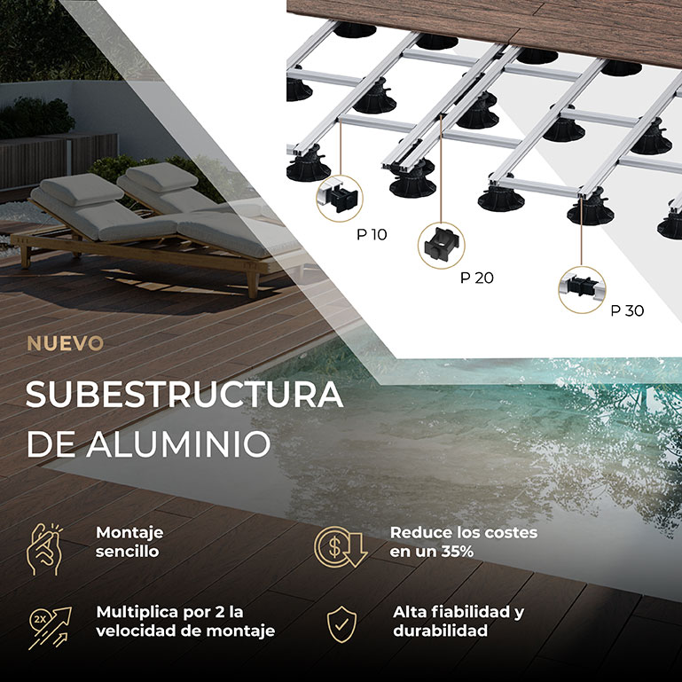 Subestructura de aluminio Bruggan Expert